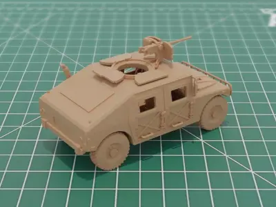 M1025 H2 HMMWV 4x4 Military Vehicle STL 3D Print 3D print model