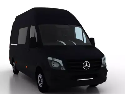 Mercedes Benz Sprinter L2H3 2015 Crew Van EU 3D model