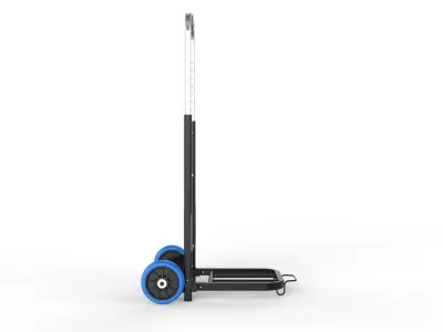 Cart Storage Blue 3D model