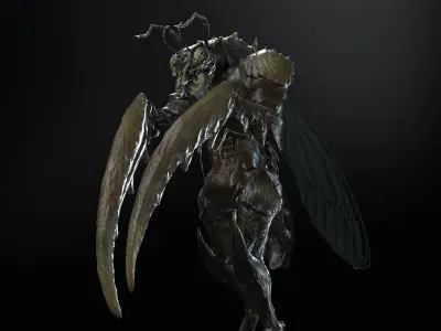 Insect Monster  Low-poly 3D model