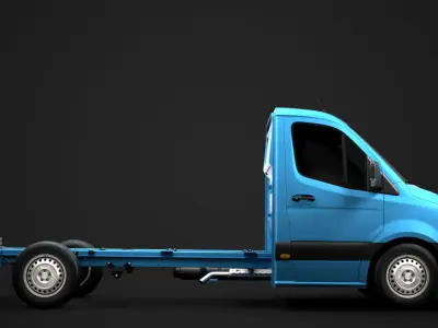 Freightliner Sprinter Chassis Single Cab L2 FWD 2020 3D model