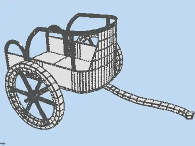 Chariot - Hittites 3D model