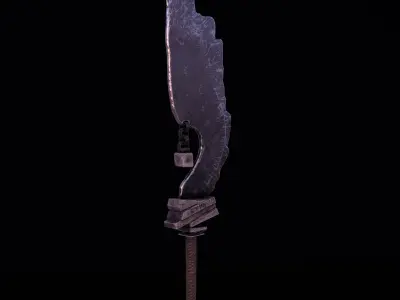 Stylize-Sword metal sword Low-poly 3D model