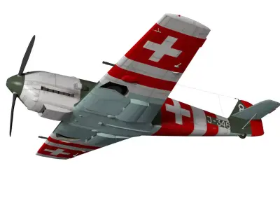 Messerschmitt Bf 109 E3 3D model