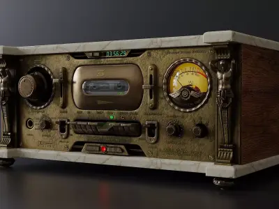Exclusive authors cassette deck project 3D model
