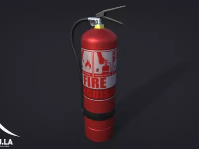 Fire Extinguisher 3D model 11