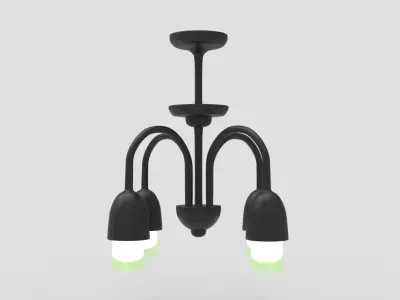 ceiling light Free low-poly 3D model buy