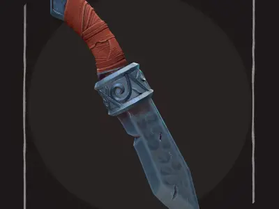 Magnus Knife - Game Ready -  Free low-poly 3D model