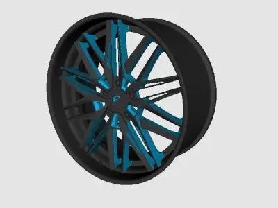 Forgiato  wheel Tecnica 3 14 3D model