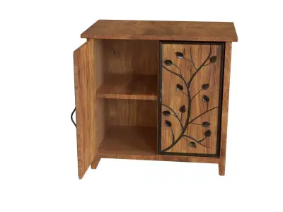 Leaf Cabinet Antique Low-poly 3D model