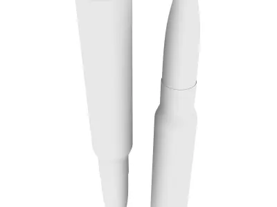 7 92x57mm Mauser Cartridge Bullet 3D model