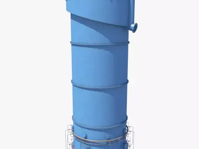 celda columna 3D model