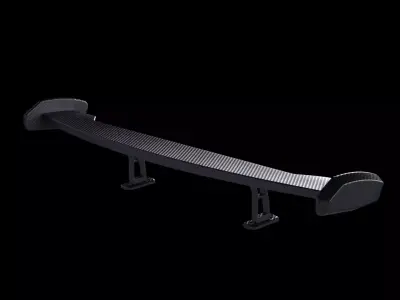 Spoiler tuning garage auto car 3D model