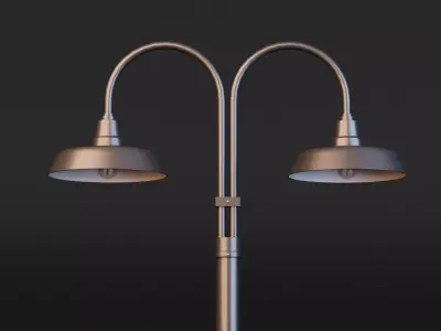 Street Lamp Free low-poly 3D model