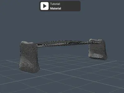 Wing Spoiler Khintil Low-poly 3D model