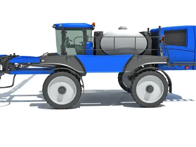 Front Boom Sprayer 3D model