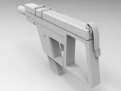 smg 7 hand gun  Free 3D model