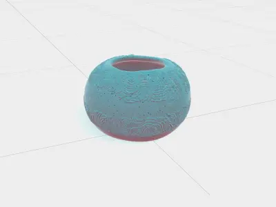 Inspire Terracotta Vase of Antique Modernity  3D print model