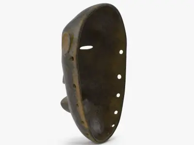  African Congo Mask 3 