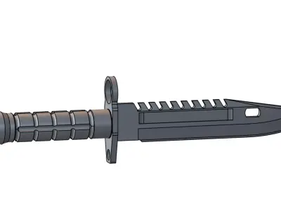 M9 Bayonet Tactical Knife - CAD Model 3D model