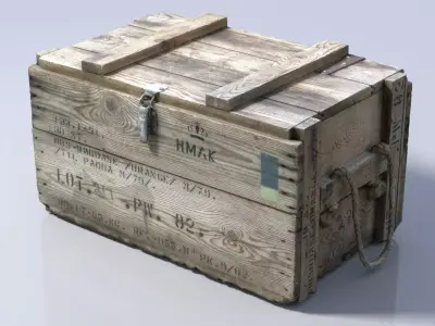 Ammunition box 3D model buy