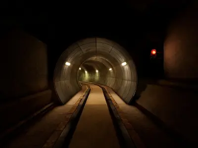 Metro Maintenance Station Pack Low-poly 3D model