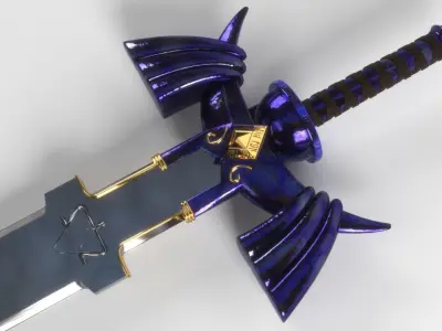 Master Sword Low-poly 3D model purchase
