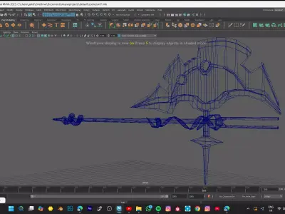 SWORD MODEL Low-poly 3D model 3