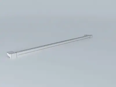 handle stainless steel towel bar Free 3D model