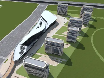 Museum 4 3D model by psrl2023