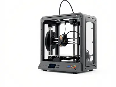 D Printer Equipment Model Pack Low-poly 3D model