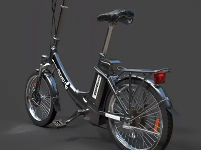 Bici Tucano E-Bike - High-Poly Urban Mobility Asset 3D model