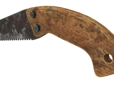 Old saw 3D model