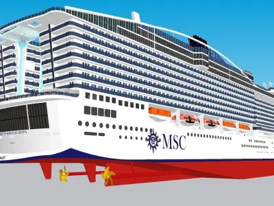 MSC WORLD EUROPA 3D model