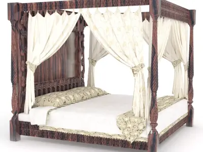 Bed of the Noble 3D model