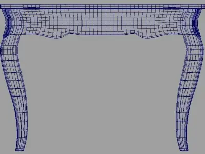 Victorian Table Low-poly 3D model