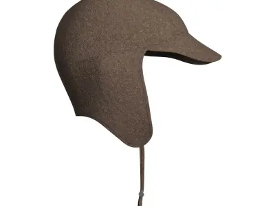 Wool Blend Hat 3D model