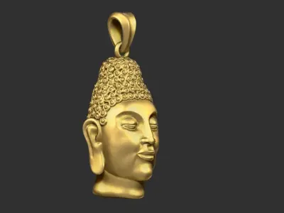 Buddha pendant 3d model 3D model
