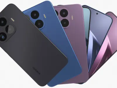Xiaomi 17T Pro All Colors 3D model