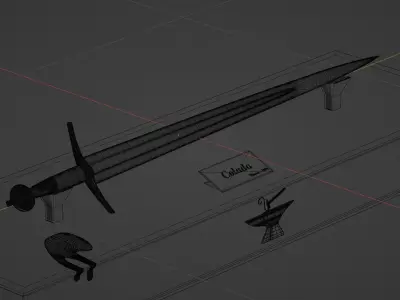 Medieval Sword  3D model