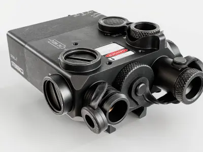 Steiner DBAL-I2 Green or Red visible and IR laser aiming device Low-poly 3D model