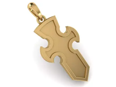 CROSS PENDANT CR193 3D print model