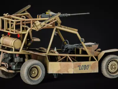 VATT LOBO Army Low-poly 3D model