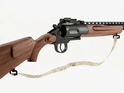 Gun Rifle 3D model purchase
