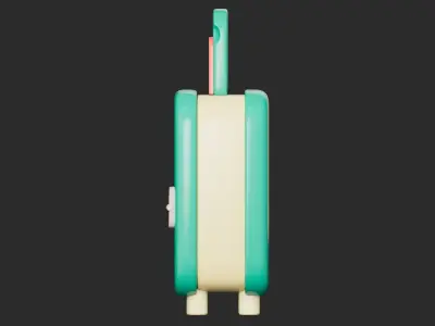 CartoonSelf-service vending machine Low-poly 3D model