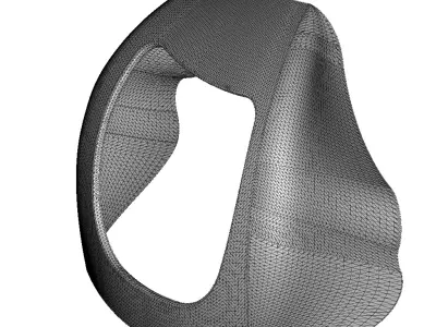 Motorcycle Headlight Visor 3D print model