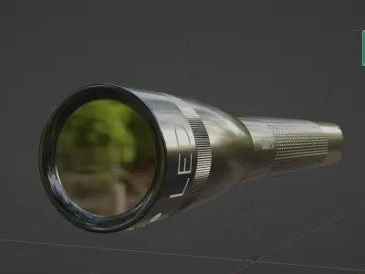 MagLite LED  3D model