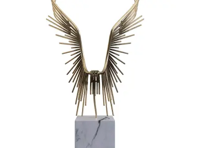 Abstract Bird Sculpture 3D model