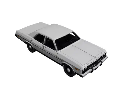 1970 Dodge Monaco Vintage Classic Antique Car 3D Model 3D model