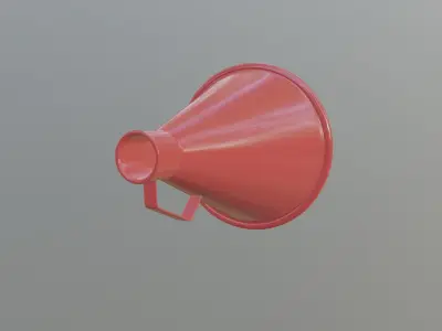 Acoustic Megaphone 3D model